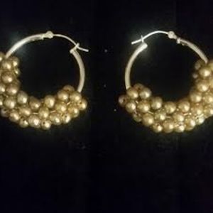 NWT Handmade Sterling Silver Genuine Gray Freshwat